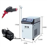 Ručný laserový zvárací stroj s výkonom 1000W